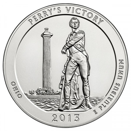 2013 * United States 5 OZ Silver ounces "Perry's Victory"