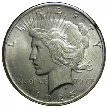 1925 (P) * 1 Dollar Silver United States "Peace" Philadelphia (KM 150) aUNC