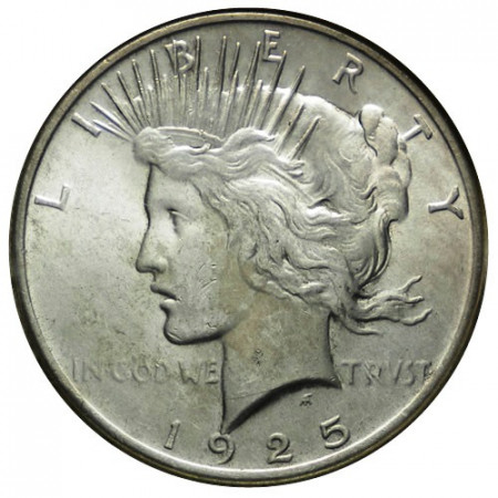 1925 (P) * 1 Dollar Silver United States "Peace" Philadelphia (KM 150) XF+