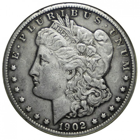 1902 S * 1 Dollar Silver United States "Morgan" San Francisco (KM 110) VF