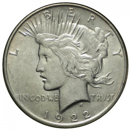 1922 (P) * 1 Dollar Silver United States "Peace" Philadelphia (KM 150) XF+