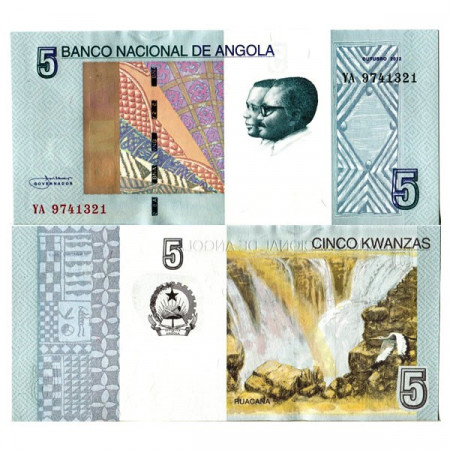 2012 (2017) * Banknote Angola 5 Kwanzas "Ruacana Waterfall" (pNew) UNC