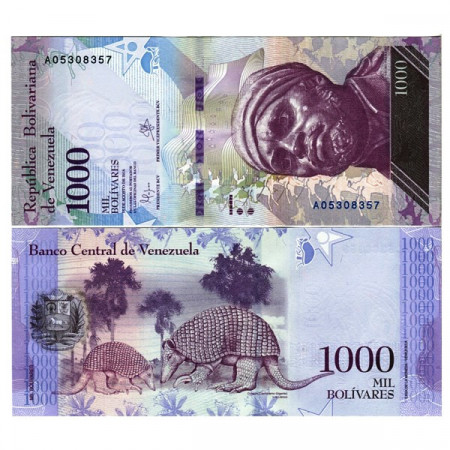 2016 * Banknote Venezuela 1000 Bolivares "Pedro Camejo" (pNew) UNC