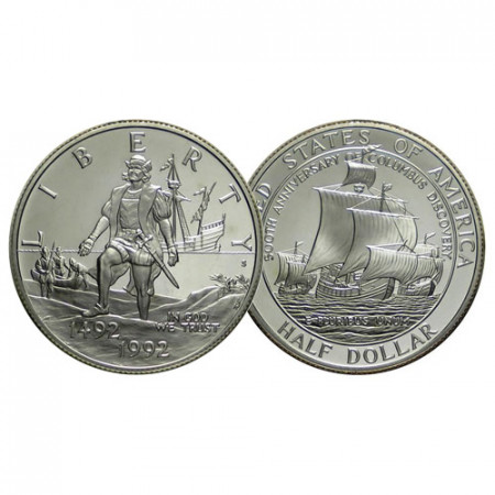 1992 S * Half 1/2 Dollar United States "500th Christopher Columbus" (KM 237) PROOF