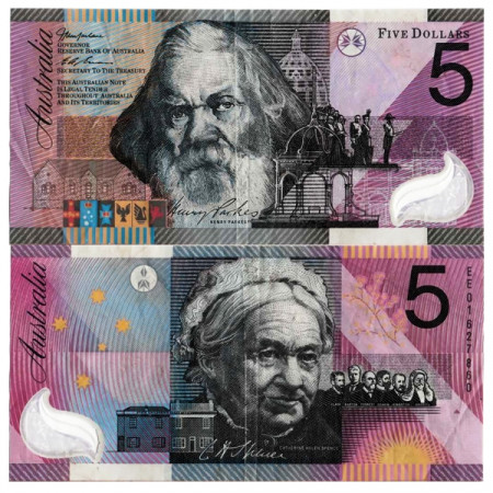ND (2001) * Banknote Polymer Australia 5 Dollars “Commonwealth Centennial” (p56) VF