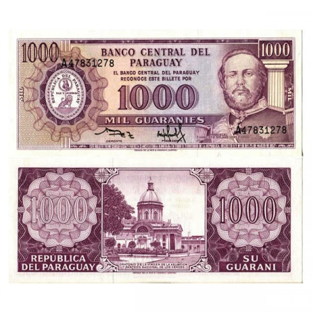 L.1952 (1982) * Banknote Paraguay 1000 Guaraníes "MF Solano López" (p207) UNC