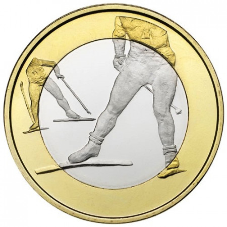 2016 * 5 Euro FINLAND "Cross-Country Skiing" UNC