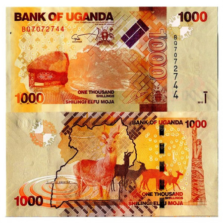 2013 * Banknote Uganda 1000 Shillings (p49b) UNC