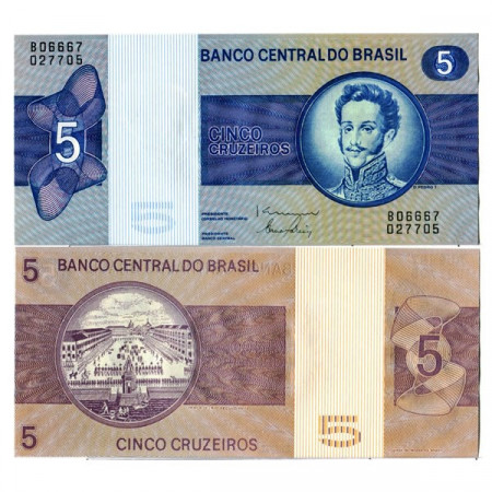 ND (1970-79) * Banknote Brazil 5 Cruzeiros "D. Pedro I" (p192d) UNC