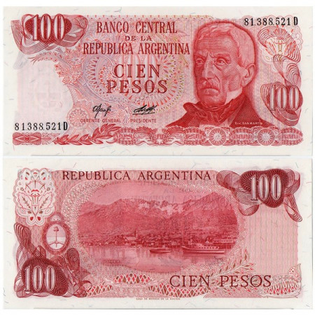 ND (1976-78) * Banknote Argentina 100 Pesos "J de San Martin" (p302) UNC