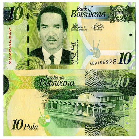 2010 * Banknote Botswana 10 Pula "S Ian Khama" (p30b) UNC