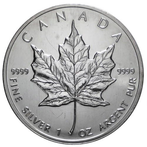1996 * 5 Dollars Silver 1 OZ Canada 