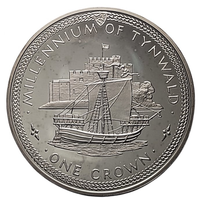 1979 * 1 Crown Silver Isle of Man 