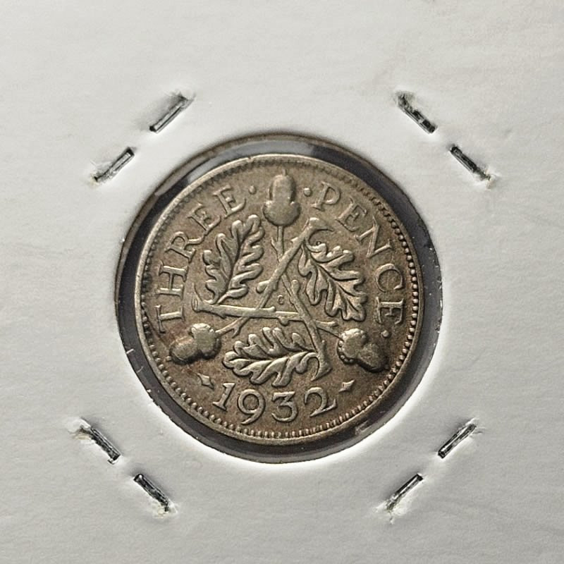 1932 * 3 Pence Silver Great Britain 