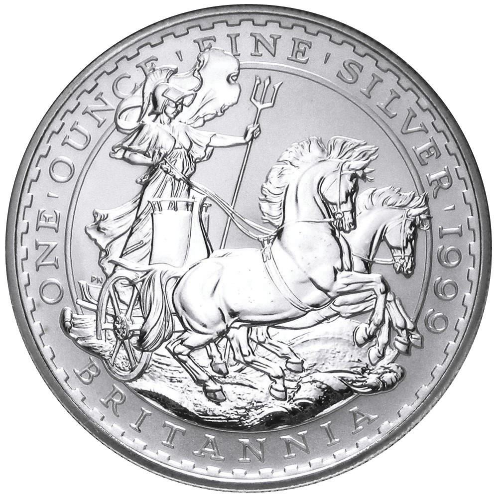 1999 * Britannia 2 Pounds silver 1 OZ - Great Britain - Mynumi