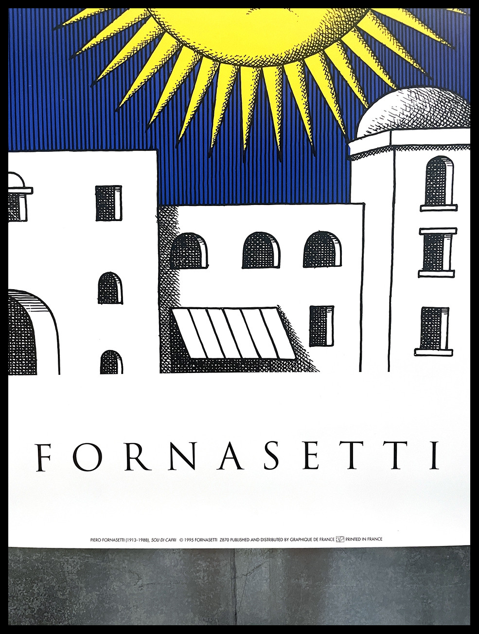 1995 * Poster Art 'Piero Fornasetti - Suns of Capri' France (A