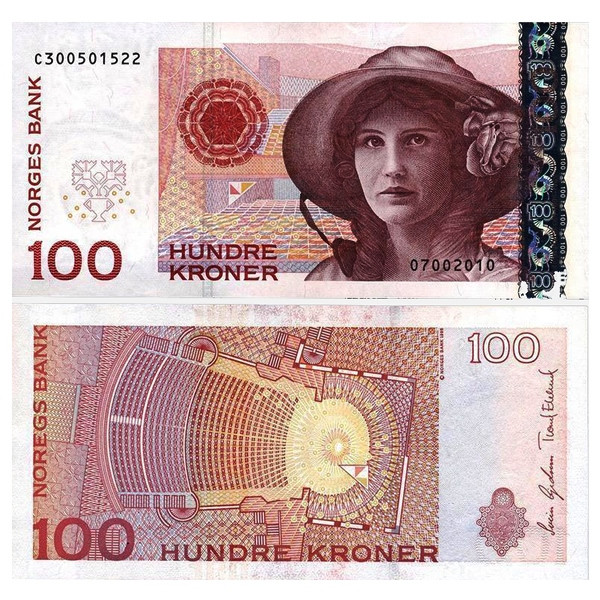 2015 * Banknote Norway 100 Kroner 