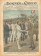 1920 * La Domenica Del Corriere (N°37) "Nedo Nadi Premiato alle Olimpiadi di Anversa" Original Magazine