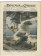 1937 * La Domenica Del Corriere (N°30) "Donne Fulminate sul Campanile - Orso a Budapest" Original Magazine