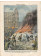 1939 * La Domenica Del Corriere (N°7) "Espugnata Barcellona - Vita Nuova Piazza di Catalogna" Original Magazine