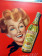 60 's * Poster Original "Bosca Vermouth Bianco Torino - LIT. PONZETTO, Donna Bionda"  (B+)