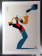2020ca * Poster Art Original "Riccardo Guasco - Red, Yellow, Blue, Wine and Jazz" Italy (A)