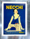 1950ca (1980) * Poster Original "Grignani - NECCHI (Blue Yellow) - Seconda Edizione" Italy (A-) On Canvas