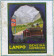 1928 * Advertising Original "Lampo - Benzina Superiore - Galleria" in Passepartout