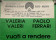 1960ca * Poster Theater Original "Vuoti a Rendere - Maurizio Costanzo, Valeria Valeri" Italy (B)