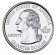 2001 * Quarter dollar United States Vermont (P)