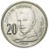 2006 * 20 dinara Serbia 150th Nikola Tesla