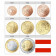 2002 * Series 8 coins euro AUSTRIA  