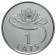 2008 * 1 Lats Latvia water lily