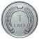 2010 * 1 Lats Latvia Horseshoe downward