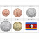 2011 * set 5 coins Swaziland