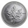 2009 * 5 Dollars Silver 1 OZ Maple Leaf Canada "Brandenburg Gate" Privy Mark