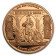 2015 * Copper Round 1 OZ Medal "10$ Bison Banknote" BU