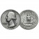 1952 D * Quarter Dollar (25 Cents) Silver United States "Washington Quarter" (KM 164) VF