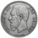 1869 * 5 Francs Silver Belgium "Leopold II" VF 