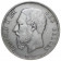 1871 * 5 Francs Silver Belgium "Leopold II" VF+ 