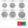 1991 * Series 6 Coins Eritrea