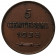 1938 R * 5 Centesimi Copper San Marino "Valore - Type 2" (KM 12) VF