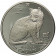 1990 * 1 Crown 1 OZ Silver Isle of Man "Alley Cat" (KM 275a) PROOF