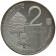 5751 (1991) * 2 New Sheqalim Silver Israel "The Cedar and the Dove" (KM 221) PROOF