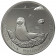 1996 * 1.000.000 Lira Silver Turkey "Endangered Wildife - Swimming Monk Seal" (KM 1047) PROOF