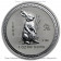 1999 * 1 Dollar Silver 1 OZ Australia "Year of the Rabbit – Lunar I" BU