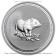 2007 * 1 Dollar Silver 1 OZ Australia "Year of Pig – Lunar I" BU