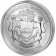 2016 * 1000 Francs Silver 1 OZ Gabon "Springbok" BU