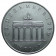 1990 * 20 Mark GERMANY GDR Democratic Republic "Brandenburg Gate" (KM 139) UNC