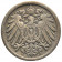 1890-15 * 5 Pfennig GERMANY "Second Reich - Imperial Eagle" (KM 11) F/VF